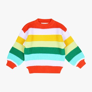 레인보우 스웨터 IF3KL533G